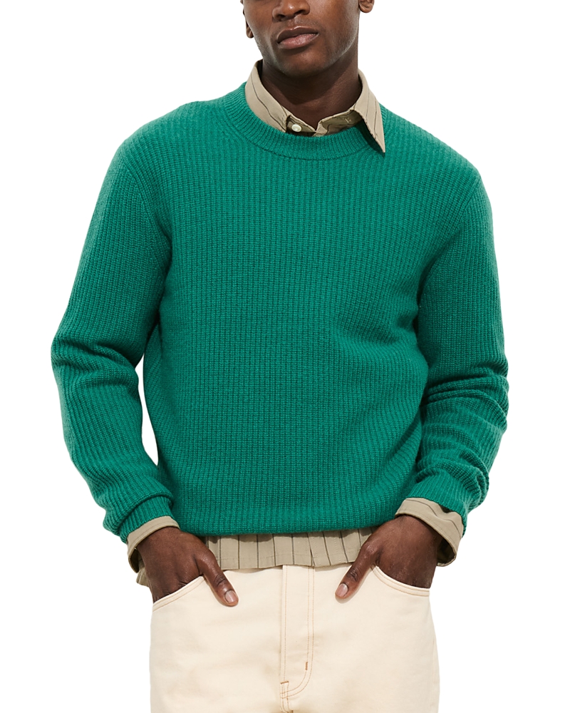 Alex Mill Jordan Crewneck Cashmere Sweater In Green
