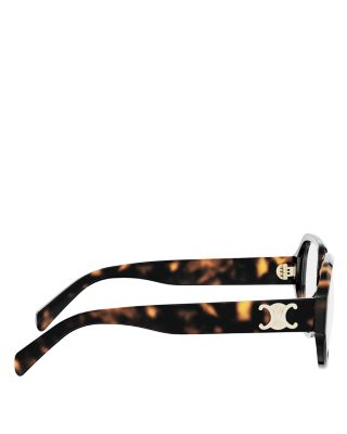 Triomphe Geometric Eyeglasses, 55mm