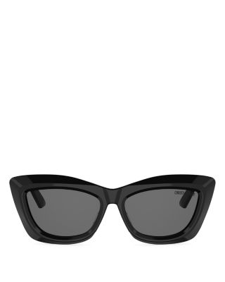 DiorMidnight B3F Cat Eye Sunglasses, 56 mm