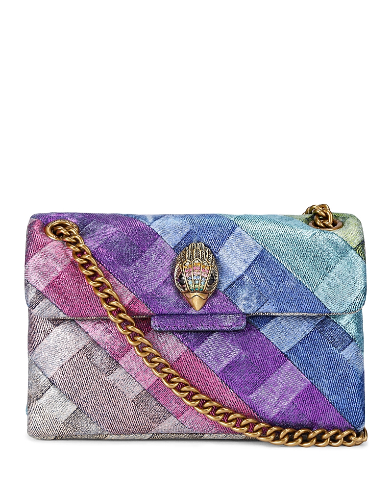 Kurt Geiger Mini Kensington Patchwork Shoulder Bag In Multi