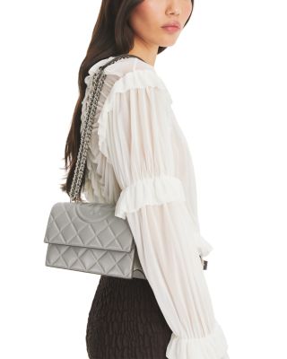 Small Fleming Leather Shoulder Bag