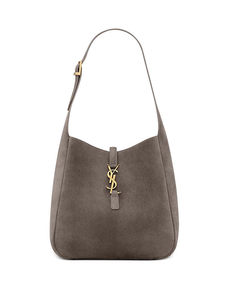 Saint Laurent Le 5 A 7 Supple Small Shoulder Hobo Bag in Suede