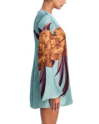 Mini Supreme Silk Swing Dress