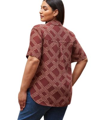 Geo Print Short Sleeve Shirt