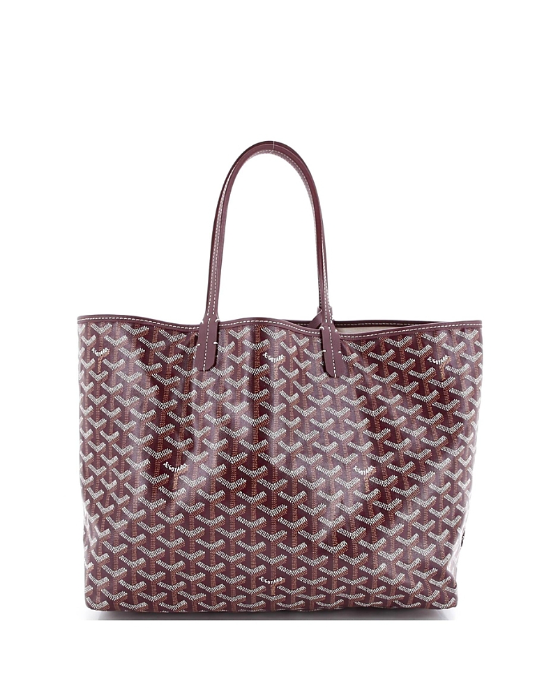 Pre-owned Pre-owned Goyard Goyard Pm Saint Louis Tote Coated Canvas In Red