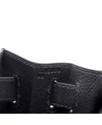 Kelly 28 Handbag Black Epsom with Gold Hardware