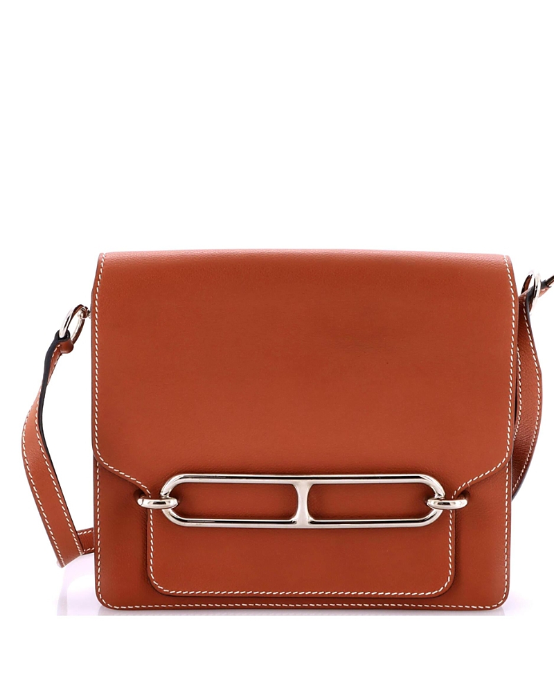 Pre-owned Pre-owned Hermes Hermes 23 Roulis Bag Evercolor In Brown