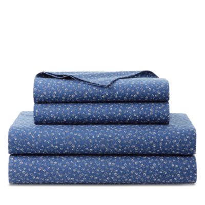 Cate Cotton Percale Flat Sheet, King