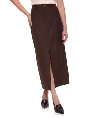 Front Slit Maxi Skirt