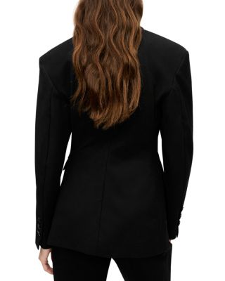 Asymmetrical Button Blazer