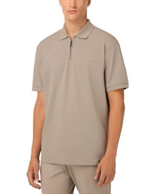 Cool Jade Half Zip Polo Shirt