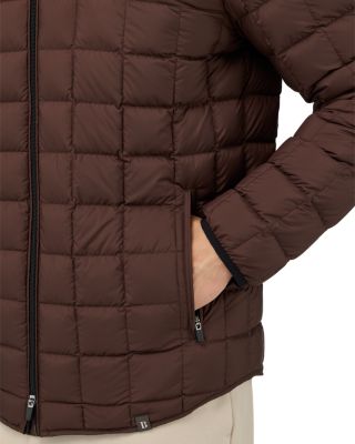 Bomber Jacket In Technical Fabric With Goose Down 