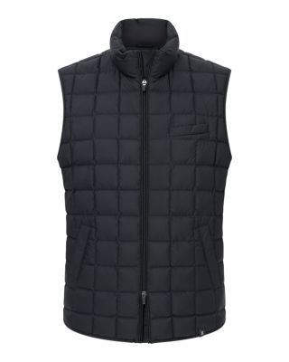 Gilet In Technical Fabric With Goose Down