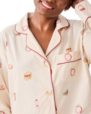 Printed Long Pajama Set