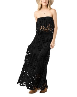 Bora Bora Eyelet Embroidered Strapless Top