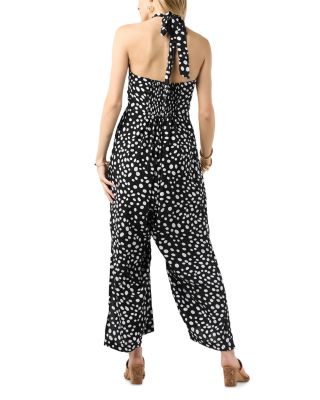 Liv Halter Cut Out Slim Fit Jumpsuit 