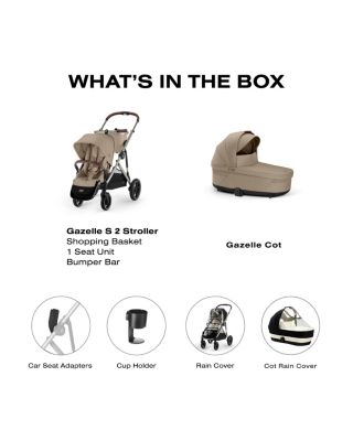 Gazelle S Stroller & Cot