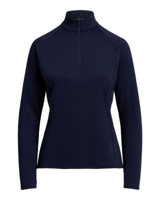 Stretch Jersey Quarter Zip Pullover