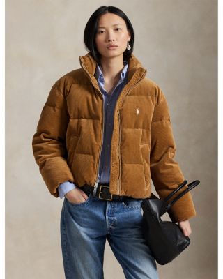 Quilted Corduroy Down Jacket