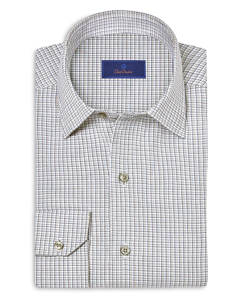 David Donahue Printed Sport Shirt In Multi