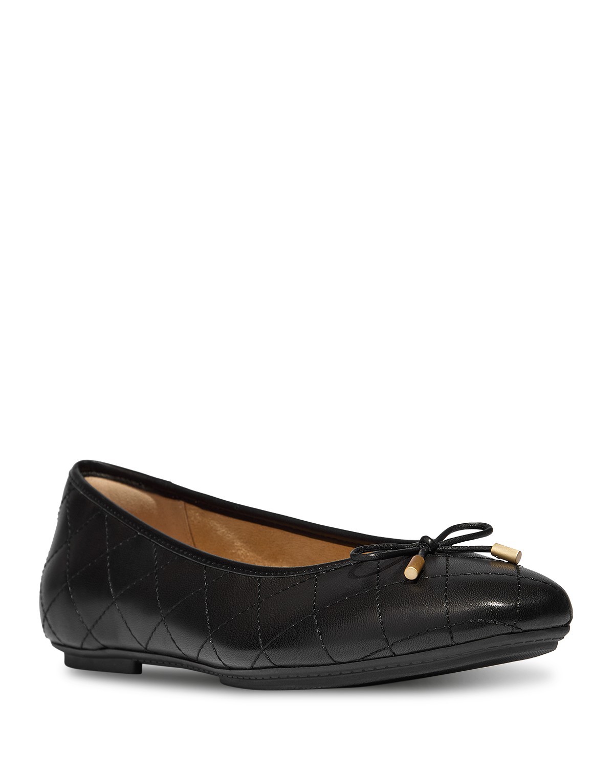 Delicato Bow Quilted Ballet Flats