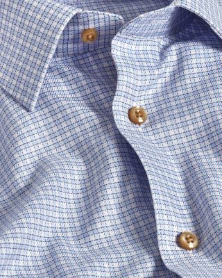 Trim Fit Textured Twill Shirt