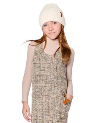  Girls' Super Soft Ribbed Mock Neck Top - Little Kid