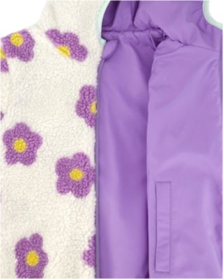 Girls' Reversible Mid-Season Sherpa Jacket - Big Kid