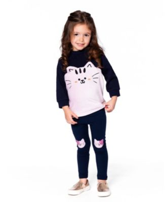  Girls' Long Bi-Material Top - Little Kid, Big Kid