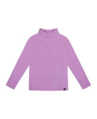  Girls' Super Soft Ribbed Mock Neck Top - Big Kid