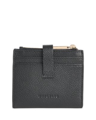 Danni Tab Detail Leather Compact Wallet