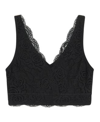 Soft V Lace Reversible Bralette