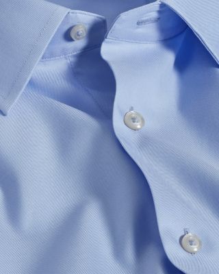 Slim Fit Super Fine Twill Dress Shirt