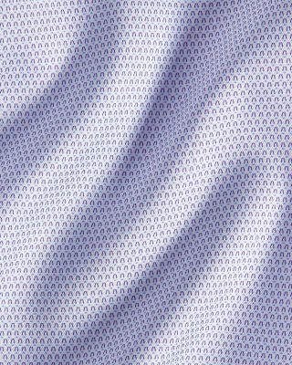 Slim Fit Micro Print Dress Shirt