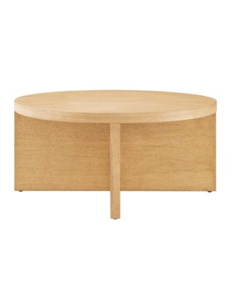 Silas Round Wood Coffee Table