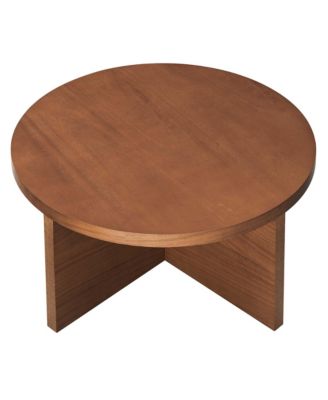 Silas Round Wood Coffee Table