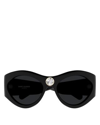 Crystal Geometric Sunglasses, 58mm
