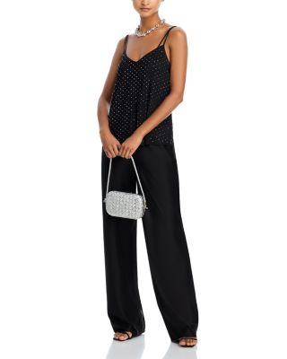 Embellished Mesh Cami Top - Exclusive