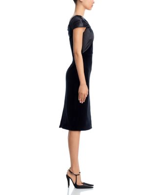 Wrap Neckline Cocktail Dress