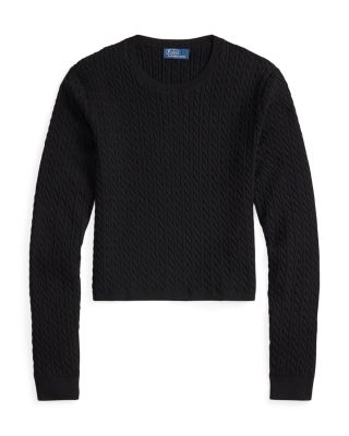 Mini Cable Cropped Sweater