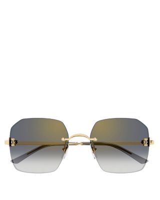 Geometric Sunglasses, 55mm