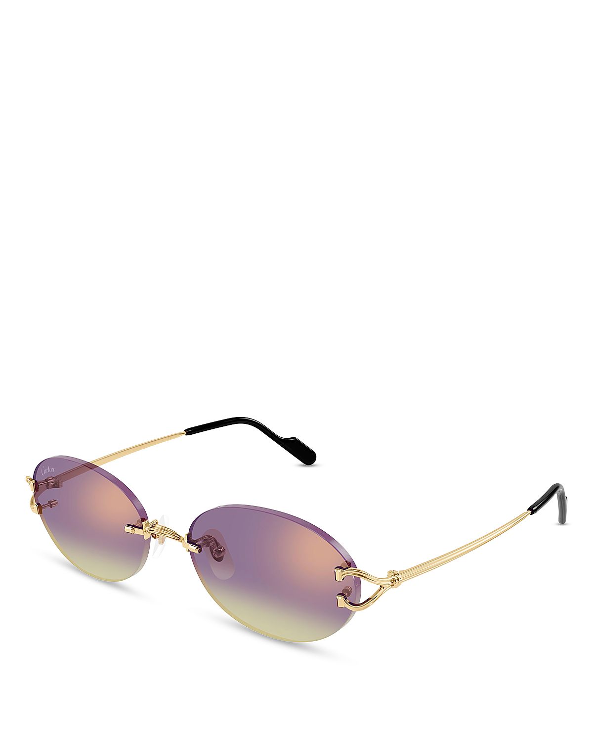 Cartier Oval Sunglasses, 55mm
