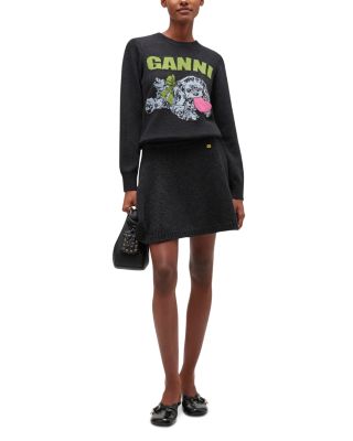 Chunky Sweater Knit Mini Skirt