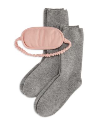 Cashmere Blend Socks & Eye Mask Gift Set - Exclusive