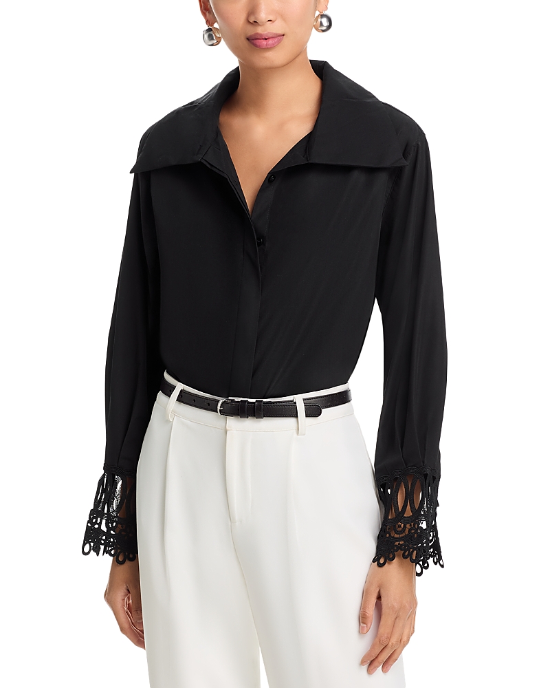 Gracia Lace Sleeve Shirt