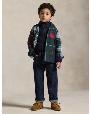 Boys' Plaid Cotton Oxford Fun Shirt - Little Kid