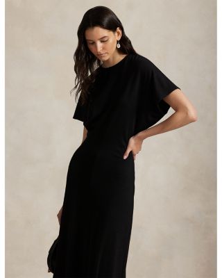 Wool Blend Dolman Dress