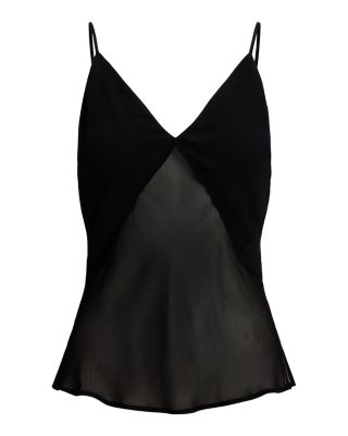 Sheer Paneled Camisole