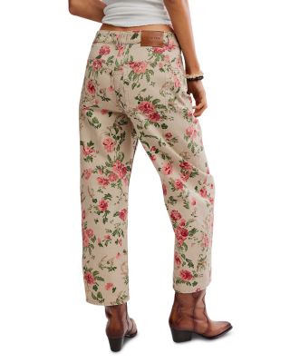 We The Free Deep Trance Mid Rise Printed Jeans in Wallpaper