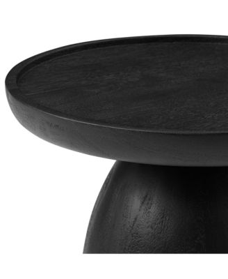Holloway Round Wood Side Table